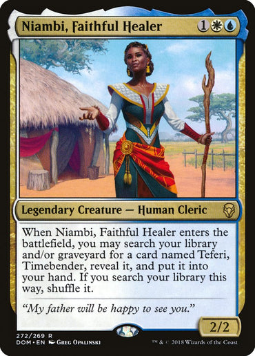 Niambi, Faithful Healer [Dominaria] 