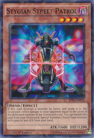 Stygian Street Patrol [BP03-EN078] Shatterfoil Rare 