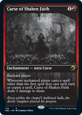 Curse of Shaken Faith [Innistrad: Double Feature] 