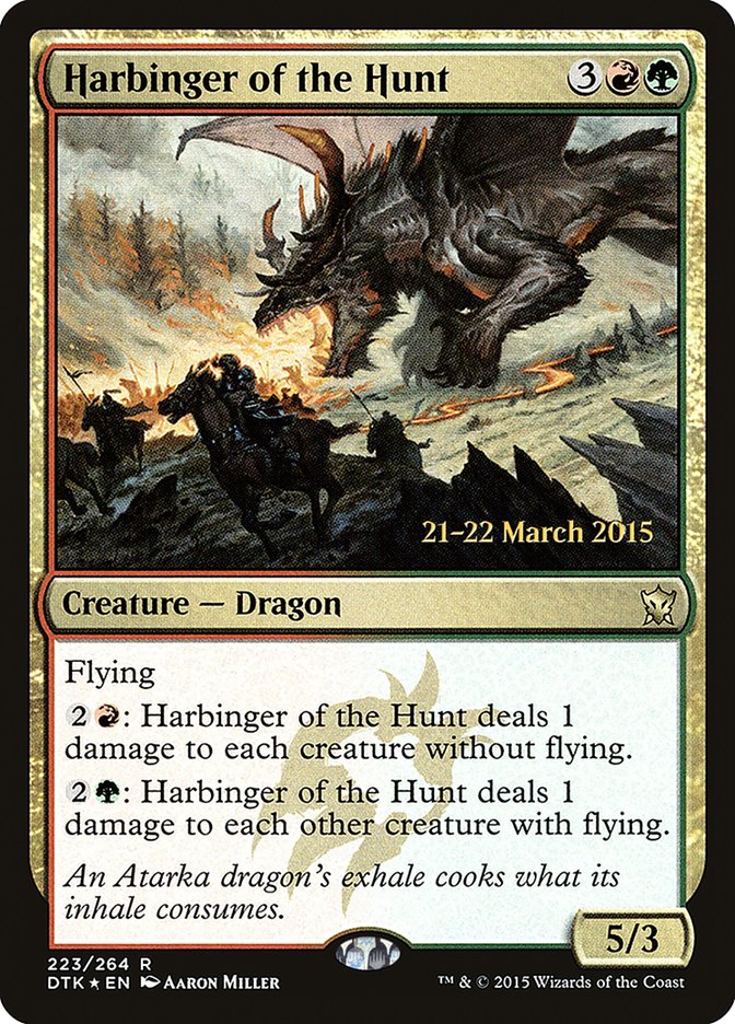 Harbinger of the Hunt [Dragons of Tarkir Prerelease Promos] 