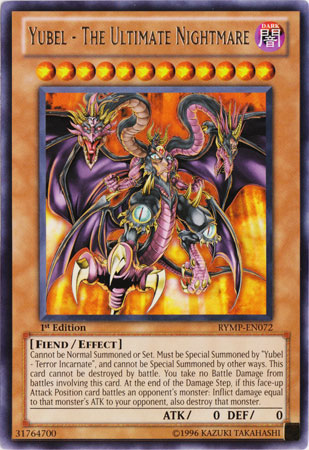Yubel - The Ultimate Nightmare [RYMP-EN072] Rare 