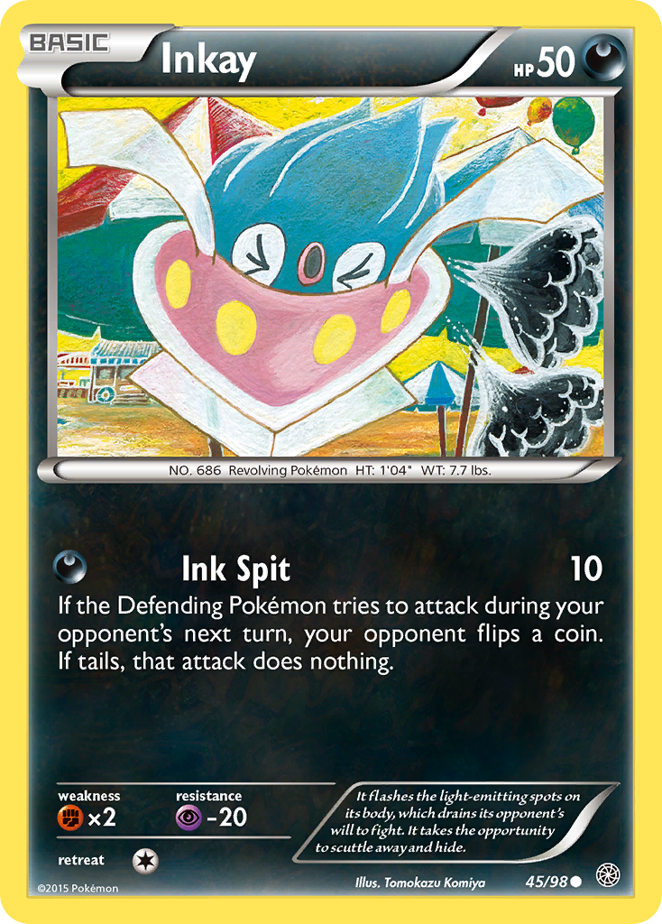 Inkay (45/98) [XY: Ancient Origins]