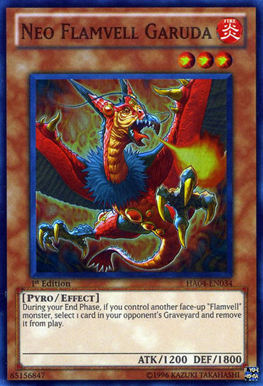 Neo Flamvell Garuda [HA04-EN034] Super Rare 