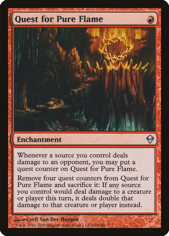 Quest for Pure Flame [Zendikar] 