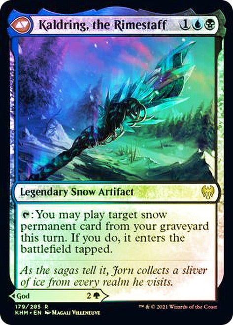 Jorn, God of Winter // Kaldring, the Rimestaff [Kaldheim Prerelease Promos] 