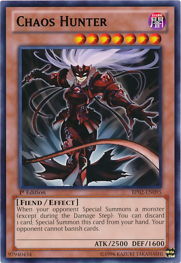 Chaos Hunter [BP02-EN095] Mosaic Rare 