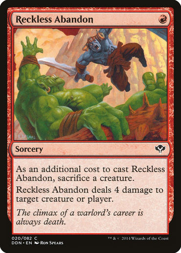 Reckless Abandon [Duel Decks: Speed ​​vs. Cunning] 