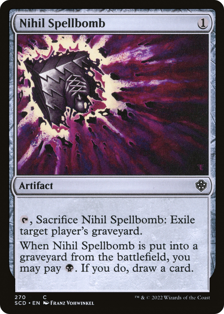 Nihil Spellbomb [Starter Commander Decks] 