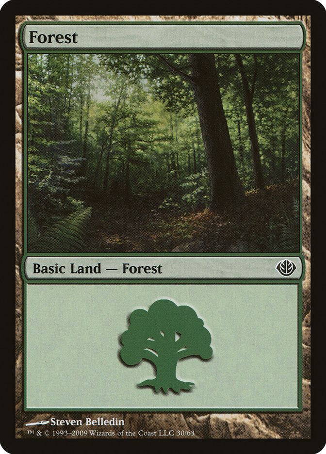 Forest (30) [Duel Decks: Garruk vs. Liliana] 