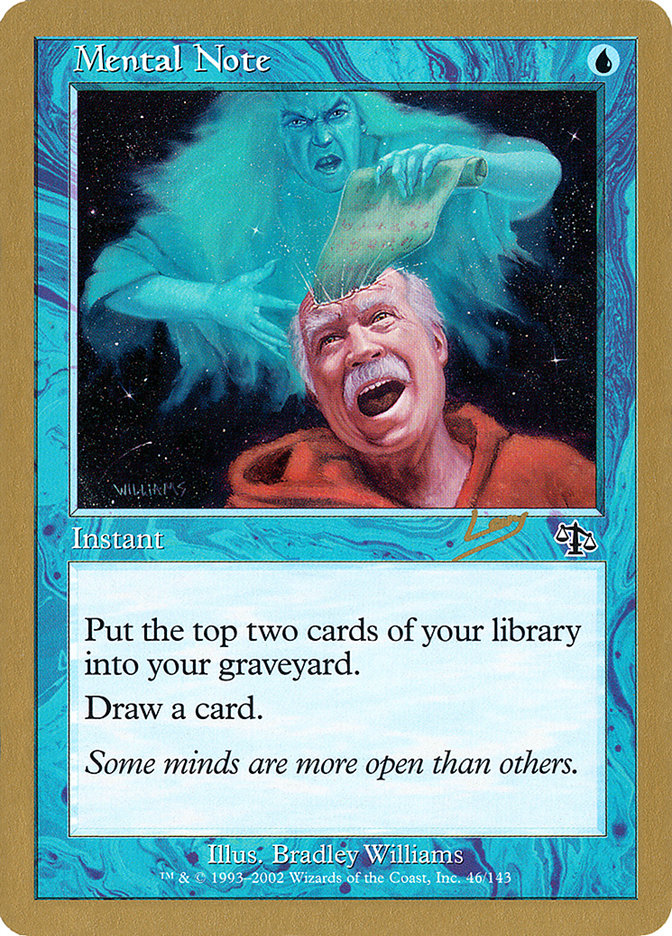 Mental Note (Raphael Levy) [World Championship Decks 2002] 