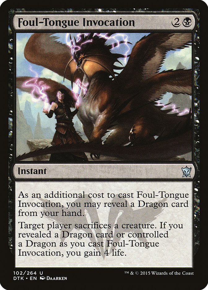 Foul-Tongue Invocation [Dragons of Tarkir] 