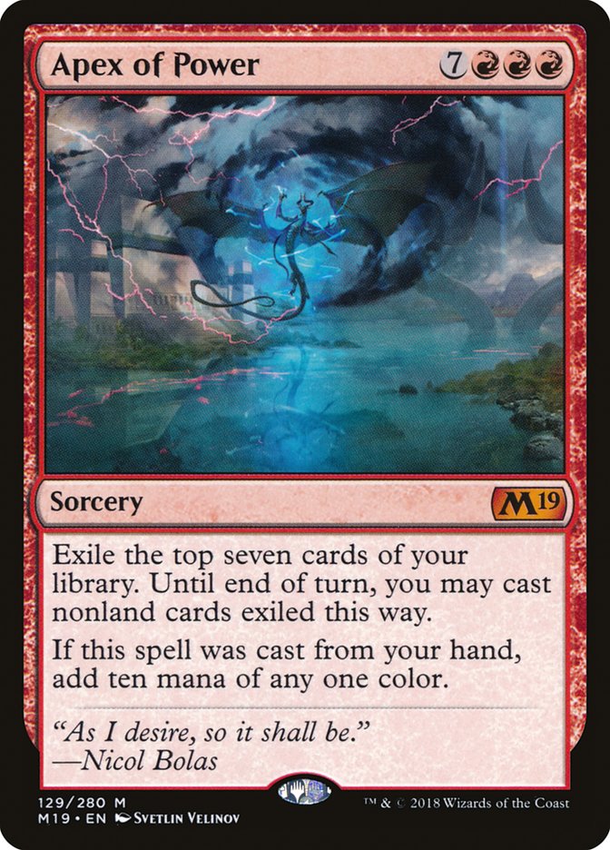 Apex of Power [Core Set 2019] 