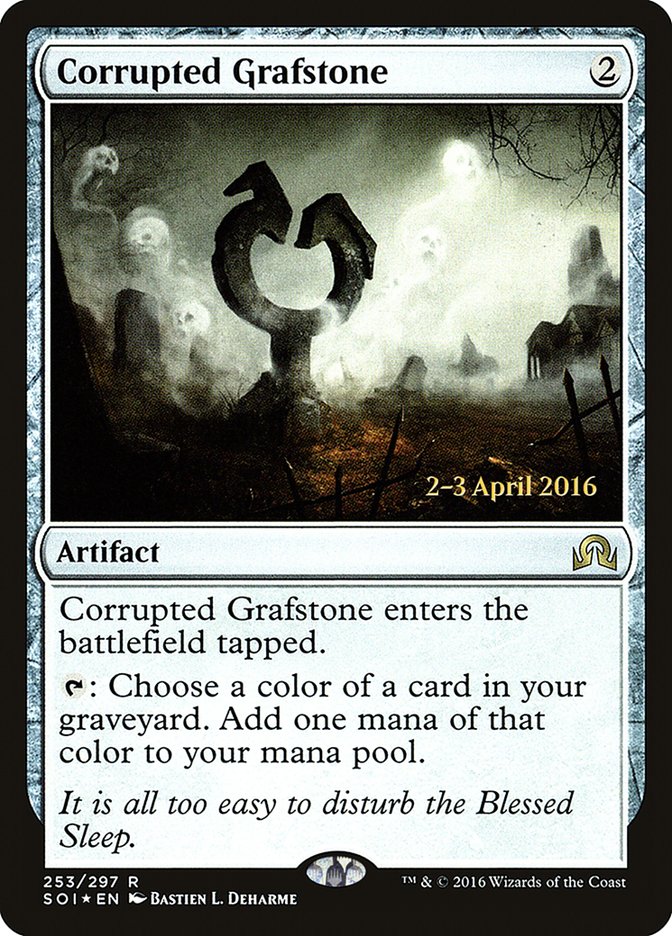 Corrupted Grafstone [Shadows over Innistrad Prerelease Promos] 