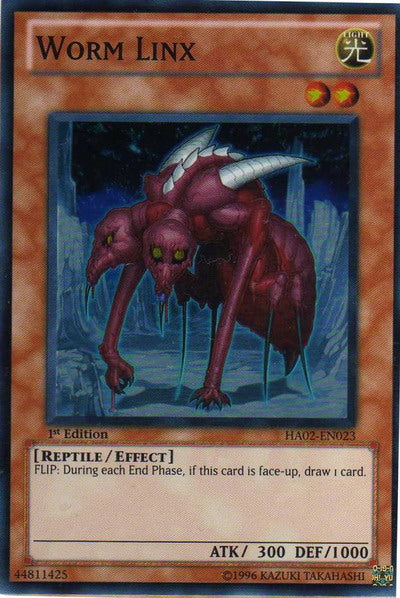 Worm Linx [HA02-EN023] Super Rare 