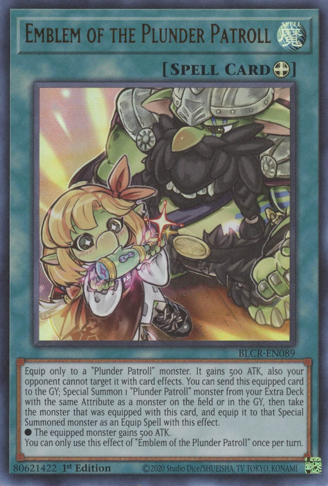 Emblem of the Plunder Patroll [BLCR-EN089] Ultra Rare 