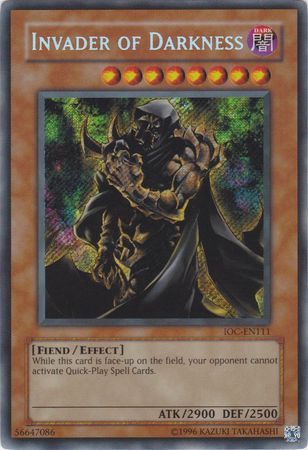 Invader of Darkness [IOC-EN111] Secret Rare 