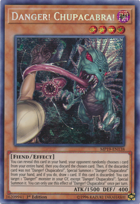 Danger! Chupacabra! [MP19-EN138] Prismatic Secret Rare 