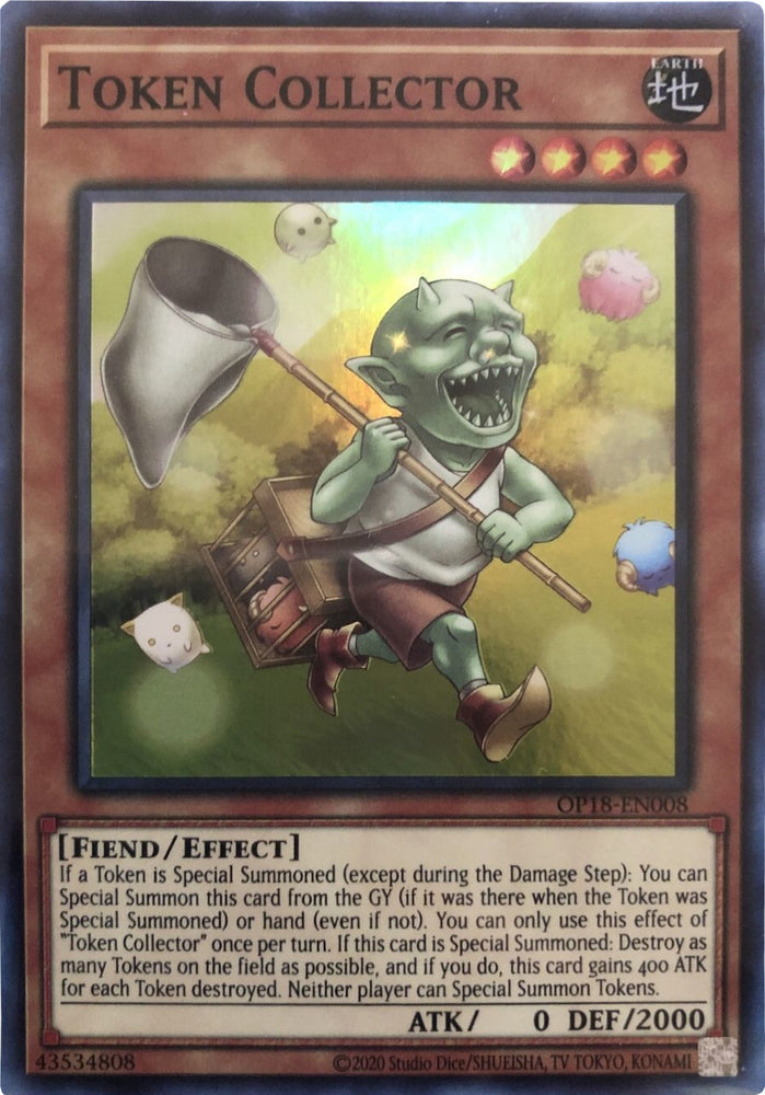 Token Collector [OP18-EN008] Super Rare 