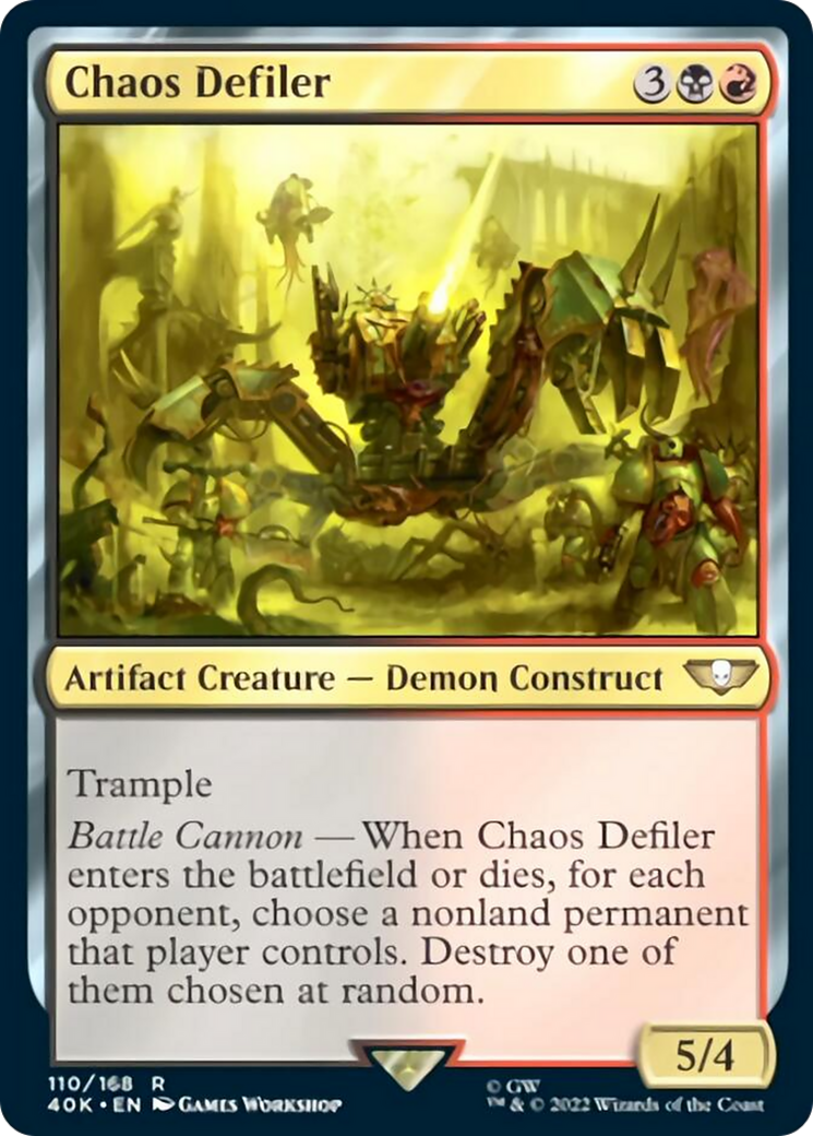 Chaos Defiler (Surge Foil) [Warhammer 40,000]