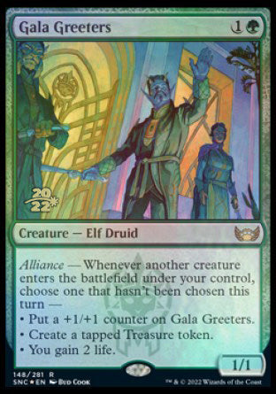 Gala Greeters [Streets of New Capenna Prerelease Promos] 