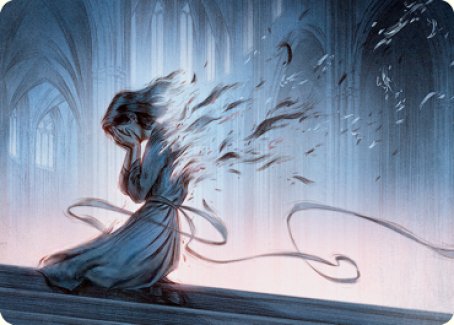 Fading Hope Art Card [Innistrad: Midnight Hunt Art Series] 