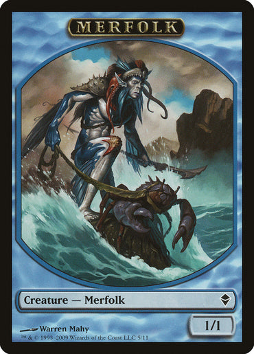 Merfolk Token [Zendikar Tokens] 