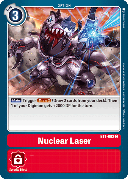 Nuclear Laser [BT1-092] [Release Special Booster Ver.1.0] 