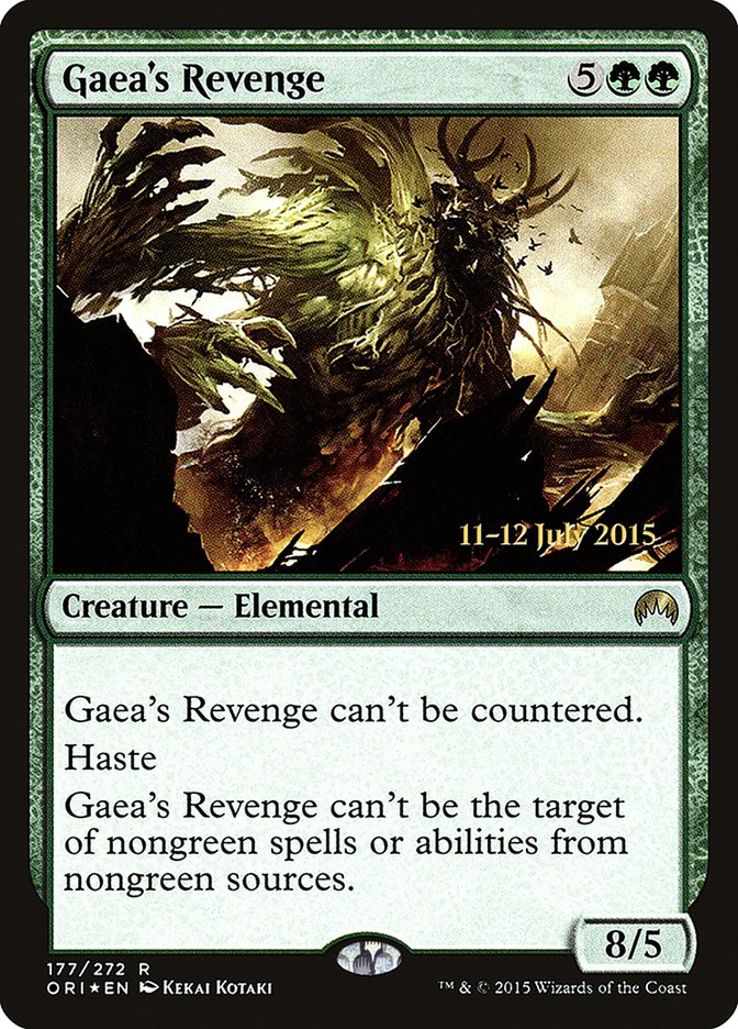 Gaea's Revenge [Magic Origins Prerelease Promos] 