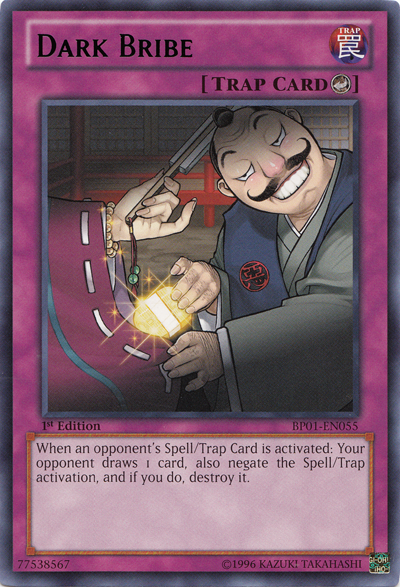 Dark Bribe [BP01-EN055] Rare 