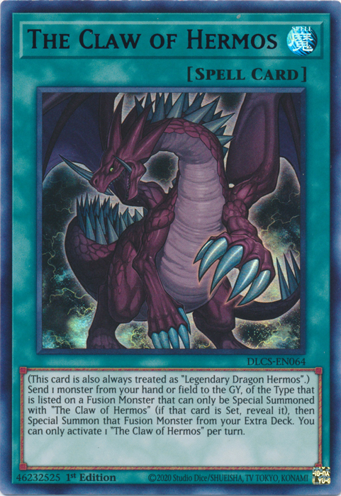 The Claw of Hermos (Purple) [DLCS-EN064] Ultra Rare 