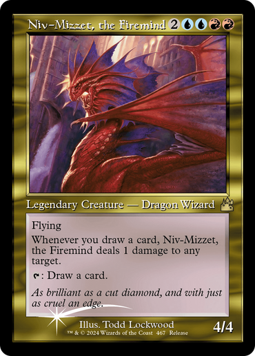 Niv-Mizzet, the Firemind (Retro Frame) [Ravnica Remastered] 