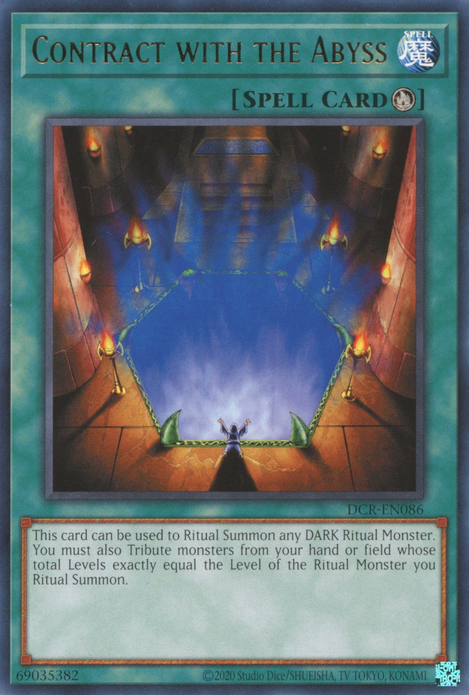 Contract with the Abyss [DCR-EN086] Rare 