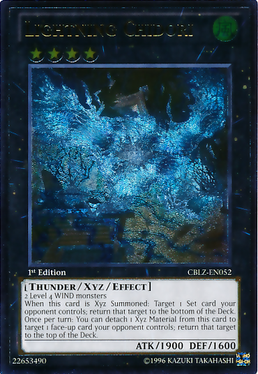 Lightning Chidori [CBLZ-EN052] Ultimate Rare 