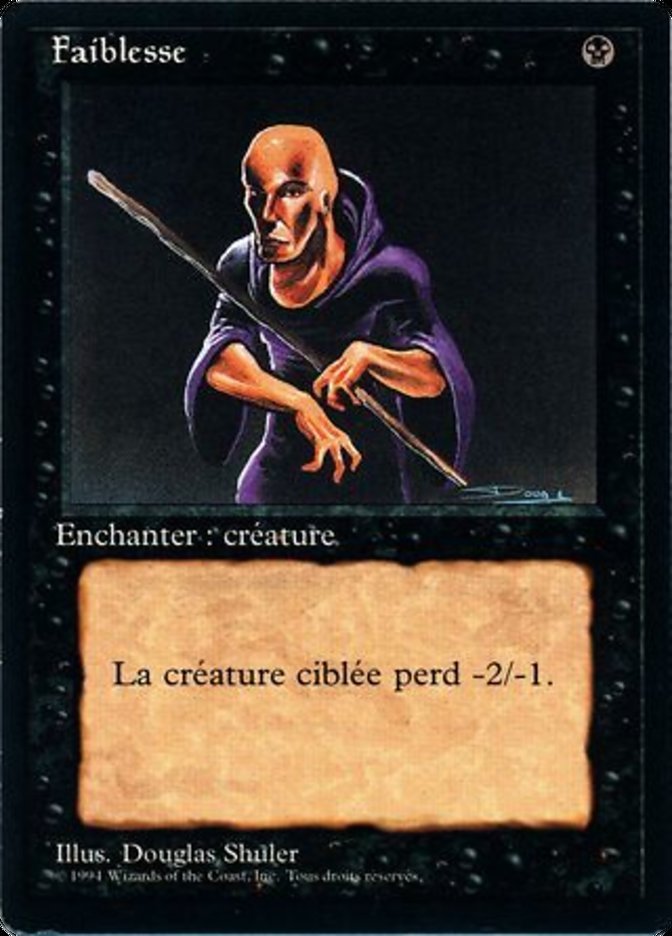 Weakness [Foreign Black Border] 