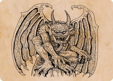 Cloister Gargoyle (Showcase) Art Card [Dungeons &amp; Dragons: Adventures in the Forgotten Realms Art Series] 