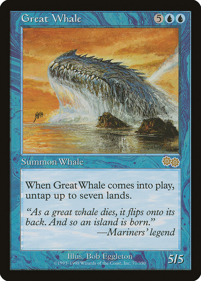 Great Whale [Urza's Saga] 