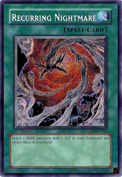 Recurring Nightmare [FOTB-EN066] Secret Rare 