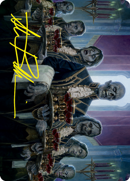 Dying to Serve Art Card (Gold-Stamped Signature) [Innistrad: Crimson Vow Art Series] 