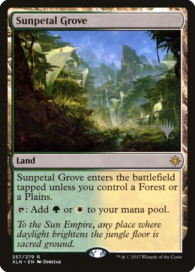 Sunpetal Grove (Promo Pack) [Ixalan Promos] 