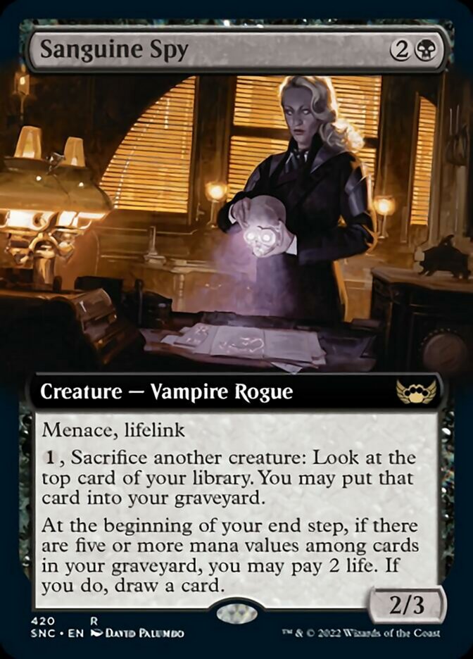 Sanguine Spy (Extended Art) [Streets of New Capenna] 