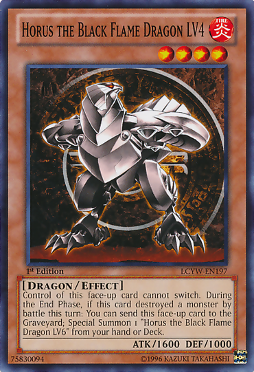 Horus the Black Flame Dragon LV4 [LCYW-EN197] Common 