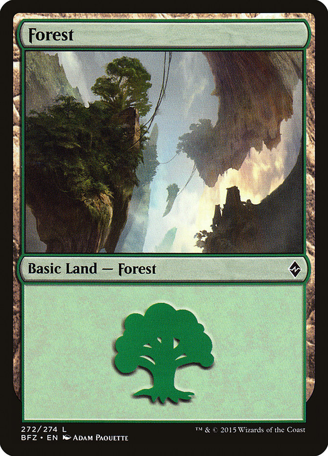 Forest (272) [Battle for Zendikar] 