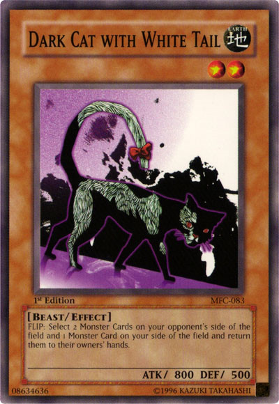 Dark Cat with White Tail [MFC-083] Common 