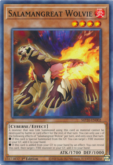 Salamangreat Wolvie [MP20-EN002] Common 