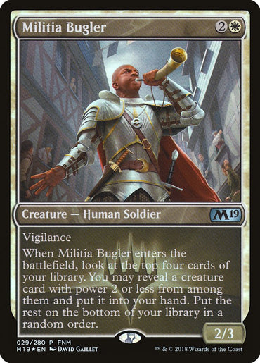 Militia Bugler (FNM) [Core Set 2019 Promos] 