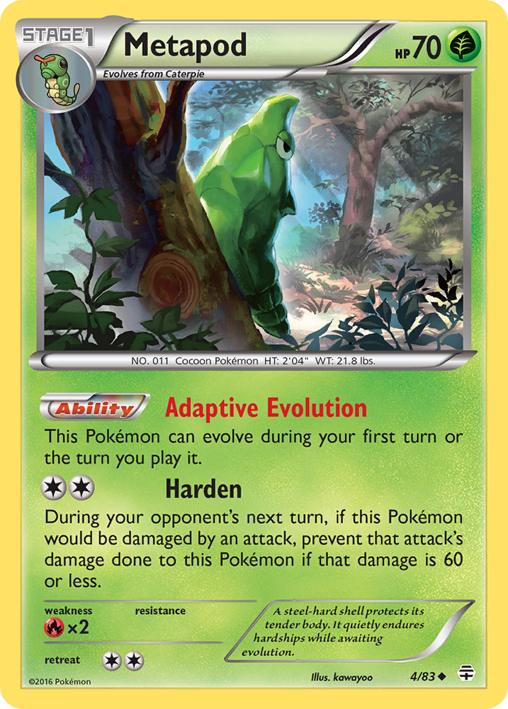 Metapod (4/83) [XY: Generations] 