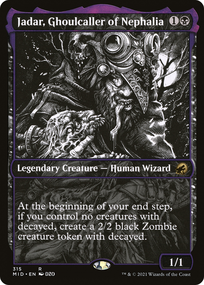 Jadar, Ghoulcaller of Nephalia (Showcase Eternal Night) [Innistrad: Midnight Hunt] 