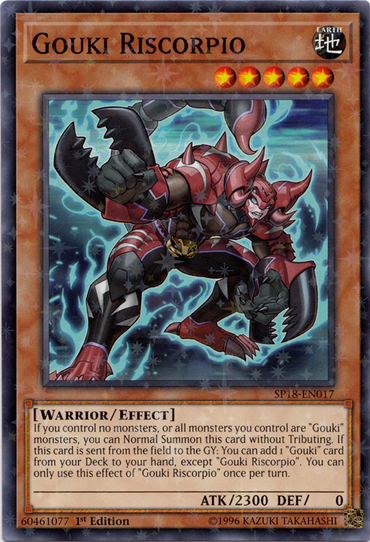 Gouki Riscorpio [SP18-EN017] Starfoil Rare 