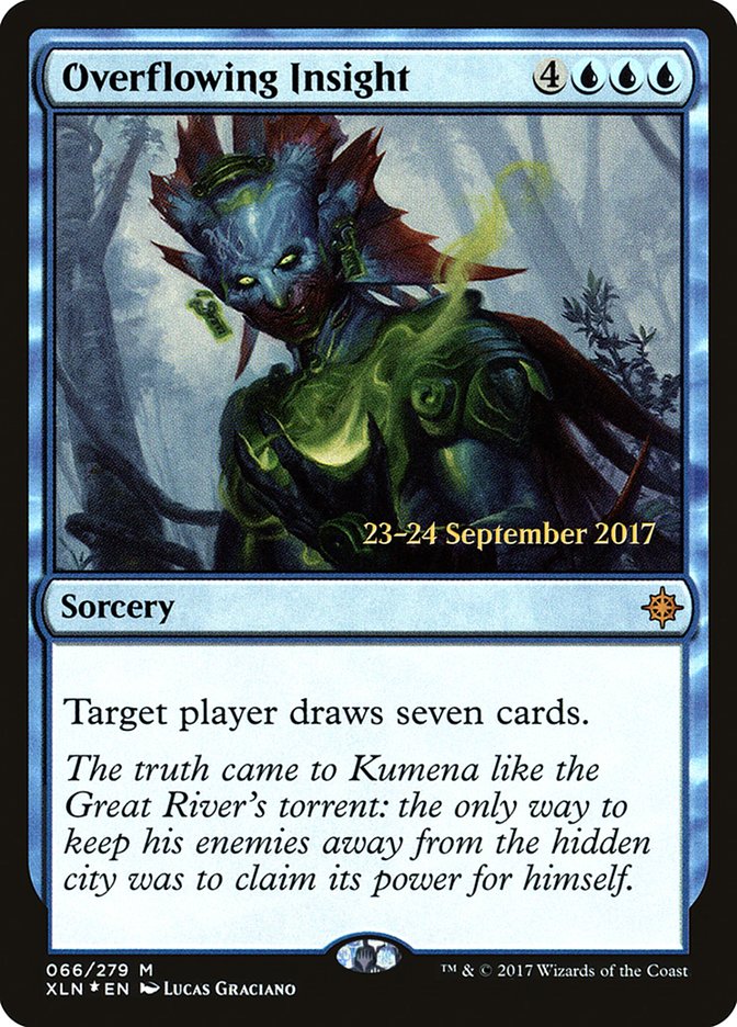 Overflowing Insight [Ixalan Prerelease Promos] 