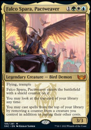 Falco Spara, Pactweaver (Promo Pack) [Streets of New Capenna Promos] 